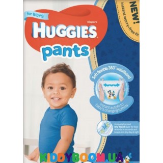 Трусики-подгузники для мальчика Huggies PANTS 5 Mega (12-17 кг) 34 шт 