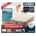 Надувная велюровая кровать Intex 64428 со встроенным электро насосом 152 х 203 х 46 