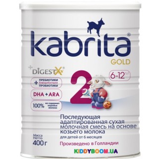 Последующая адаптированная смесь Kabrita 2 GOLD 6-12м. (400 г) KS02400