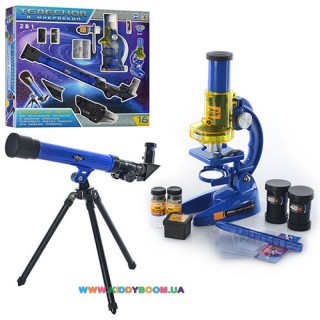 Набор оптических приборов: телескоп и микроскоп CQ-031