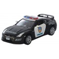 Игрушечная машинка Полиция металлическая Kinsmart Nissan GT-R R35 Police Черный KT5340WP