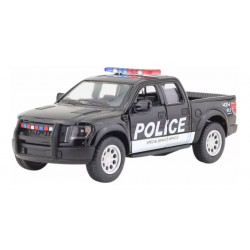 Игрушечная машинка Полиция металлическая Kinsmart Ford F-150 Raptor SuperCrew KT5365WPR Черный