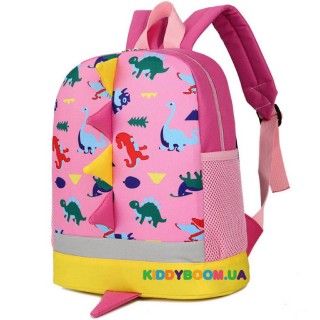Детский рюкзак Динозаврики 11248, розовый