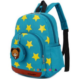 Детский рюкзак Звезды 11281, бирюза