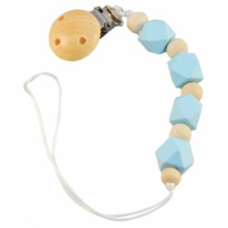 Клипса для пустышки деревянная Megazayka 0501 в ассортименте