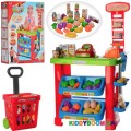 Игровой набор Магазин, касса с продуктами, тележка в коробке (музыка, свет) 661-80