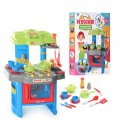  Детская кухня 008-26 A звук,свет, посуда Kitchen Little Chef 