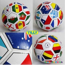 Мяч футбольный детский Флаги (280 гр.) PVC BT-FB-0195