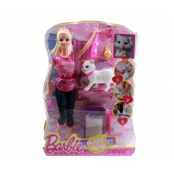 Набор Барби с кошечкой Уход за любимцами Barbie BDH76