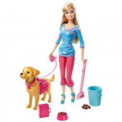 Набор с собачкой серии Уход за любимцами Barbie BDH74