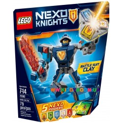 Конструктор Nexo Knights "Боевые доспехи Клея" 79 дет. Lego 70362