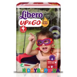 Подгузники-трусики Libero Up&Go Hero Collection 4 (7-11 кг) 46 шт.
