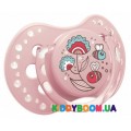 Динамическая силиконовая пустышка Folky (2 шт) 22/843 girl LOVI