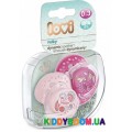 Динамическая силиконовая пустышка Folky (2 шт) 22/841girl LOVI 