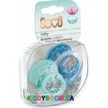 Динамическая силиконовая пустышка Folky (2 шт) 22/843 boy LOVI