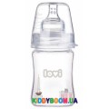   Стеклянная бутылочка 150 мл. LOVI Diamond Glass - Retro girl 74/102