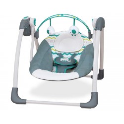 Кресло-качалка Mastela Deluxe Portable Swing 6503 серый/синий