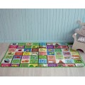 Детский развивающий термоковрик Футбол-буквы 100 х 180 х 0.5 см Mat4Baby 205