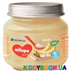 Пюре банан Milupa 100 г с 4-х месяцев