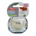 Пустышка силиконовая с прорезывателем Nuby от 6 до 12 мес. 67519 MOSN