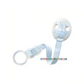 Клипса для пустышек Baby Blue с лентой NUK 10256251