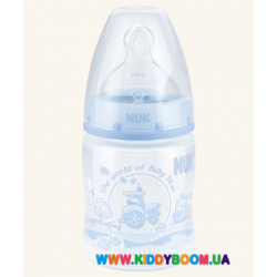 Бутылочка для кормления с силиконовой соской First Choise+ Baby Blue 150 мл Nuk 10743552