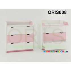 Комод-пеленатор Colour на 3 ящика Oris-mebel ORIS008