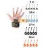 Тренажер для пальцев, эспандер Hand Yoga BR-HW-301 (Усилие 9-18-27-34 кг)  