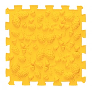Массажный коврик пазл Микс Желудь Ortek (Ортек) 10261 один элемент Желтый