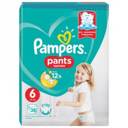 Трусики-подгузники Pampers Pants 6 Extra Large JP (15+) 38 шт