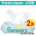 Салфетки Pampers увлажненные Baby fresh + алоэ 2 уп. 64 шт.