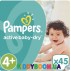 Подгузники Pampers Active Baby Dry 4+ Maxi (9-16 кг) 45 шт