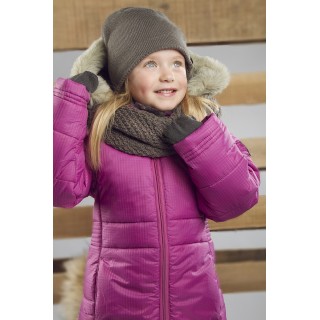 Зимнее пальто для девочки р-р 104-122 Perlim Pinpin VH241A