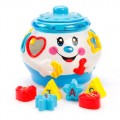 Развивающая музыкальная игрушка сортер Музыкальный горшочек 0915 Limo Toy Голубой