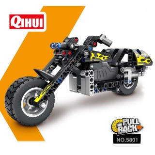 Конструктор Qihui 5801 инерционный мотоцикл 183 детали
