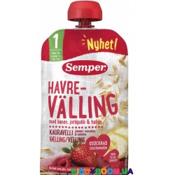  Зерно-молочный напиток Веллинг Semper овсяный с фруктами и ягодами (с 8-ми мес.) 120 г