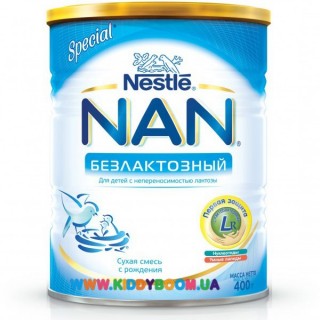 Сухая молочная смесь Nestle NAN Безлактозный 400 гр.