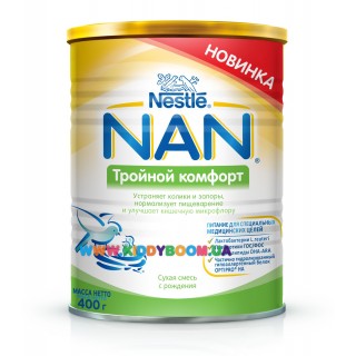 Сухая молочная смесь Nestle NAN Тройной Комфорт 400 гр.