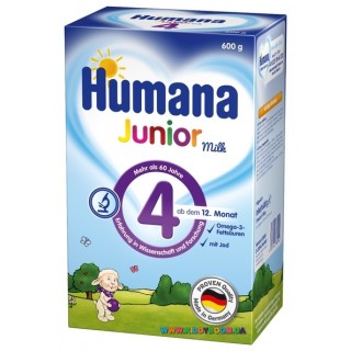 Растворимое молочко Humana Джуниор 600 гр
