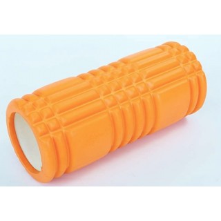 Массажный ролик валик для йоги и фитнеса MS 0857-3 Оранжевый