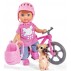 Кукольный набор Эви Холидей на велосипеде с питомцем Steffi & Evi 5733273