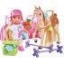 Кукольный набор Холидей Конюшня с лошадкой и аксессуарами Steffi & Evi 5733274