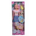 Игровой набор Steffi & Evi 5733436 Кукла Штеффи со спящим ленивцем