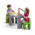 Набор: стол и 2 стула " MIGHTY MY SIZE TABLE&CHAIRS" Step2 41387