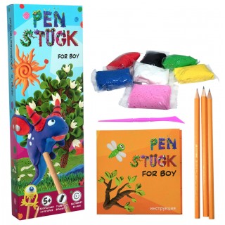 Набор масса для лепки Pen Stuck for boy (русский язык) Strateg 30710