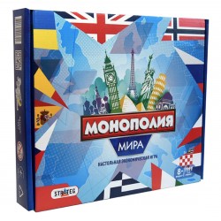 Настольная игра LUX Монополия мира Strateg 7007 (украинский язык)