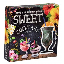 Набор масса для лепки для декора SWEET COCKTAILS (русский язык) Strateg 71847