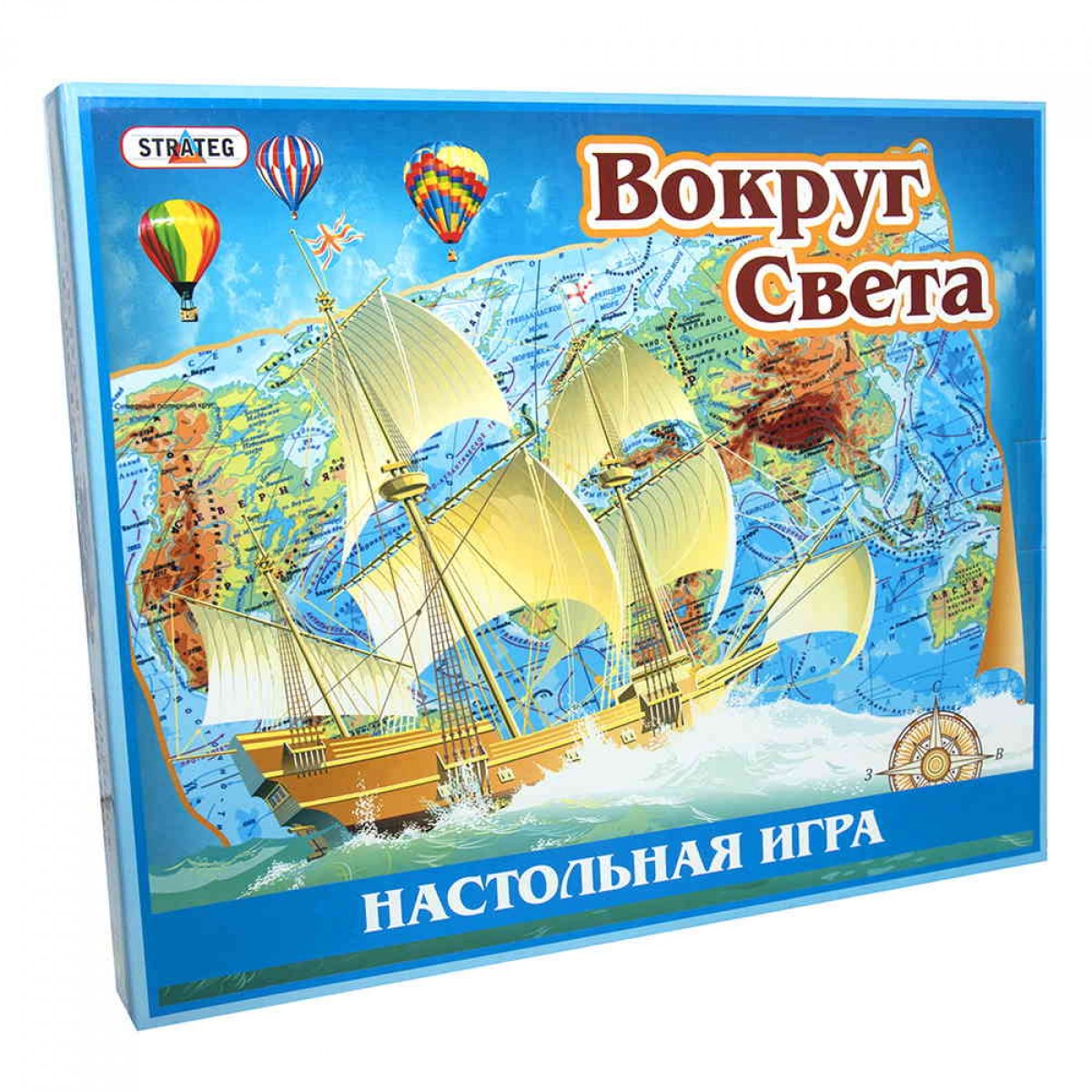 Настольная игра Вокруг света (русский язык) Strateg 723 купить в ...