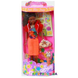 Кукла Сьюзи темнокожая (с наклейками) 2 вида Susy 2815WBX-RG