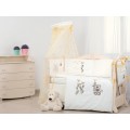 Постельный комплект Twins Evolution 8 эл-тов Bear in the summer, бежевый A-033